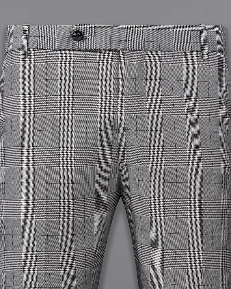 Storm Dust Gray Plaid Pant 2