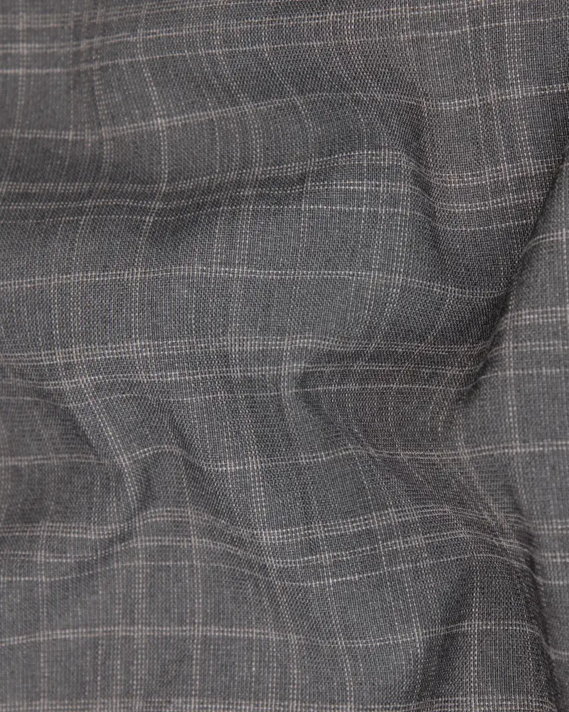 Storm Dust Gray Wool Rich Waistcoat 3