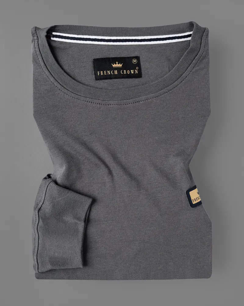 Storm Dust Grey Full Sleeve Premium Cotton Jersey Sweatshirt 2