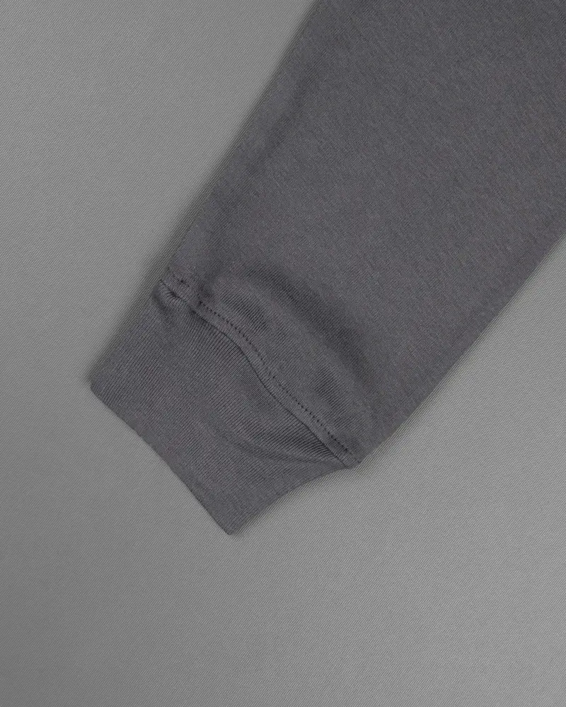 Storm Dust Grey Full Sleeve Premium Cotton Jersey Sweatshirt 5