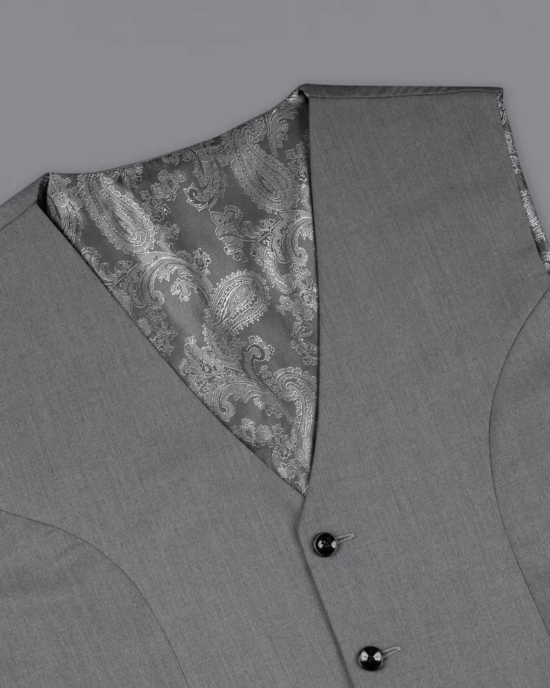 Storm Dust Grey Woolrich Waistcoat 4