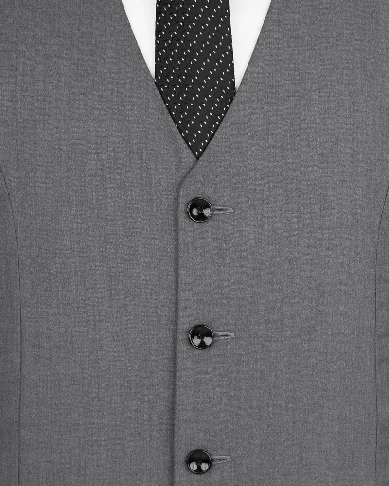 Storm Dust Grey Woolrich Waistcoat 5