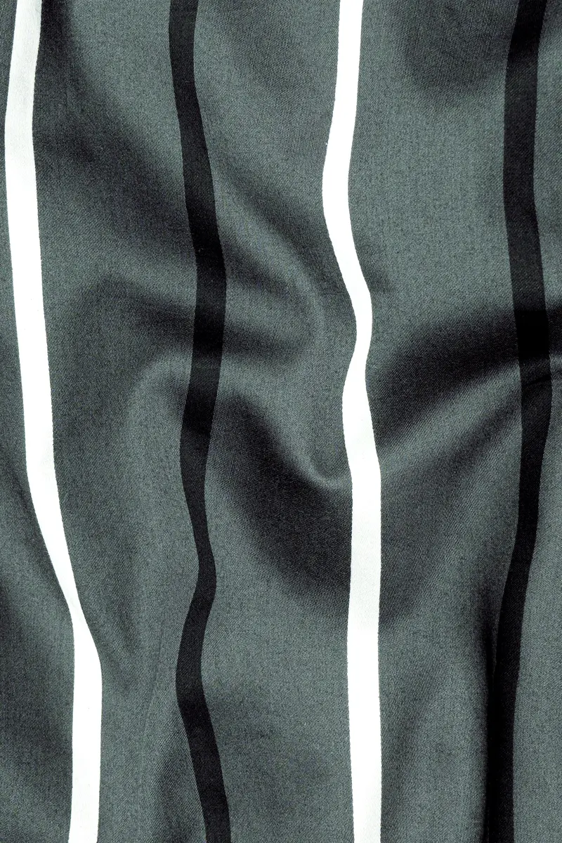 Storm Dust Striped Super Soft Premium Cotton Shirt 2