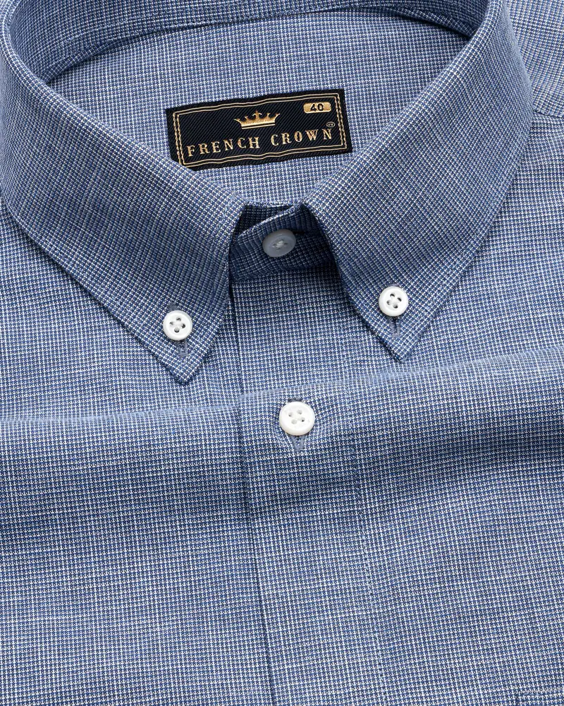 Storm Gray Royal Oxford Heavyweight Shirt 1