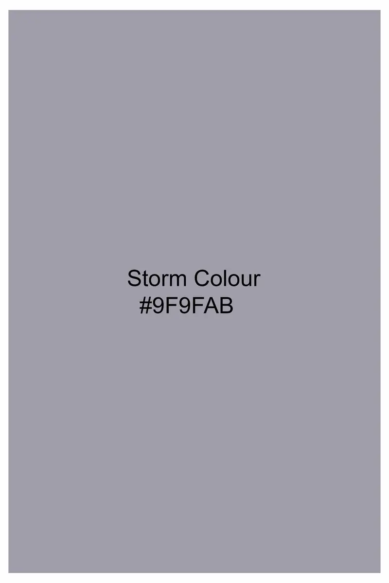 Storm Gray Subtle Sheen Super Soft Premium Cotton Shirt 5