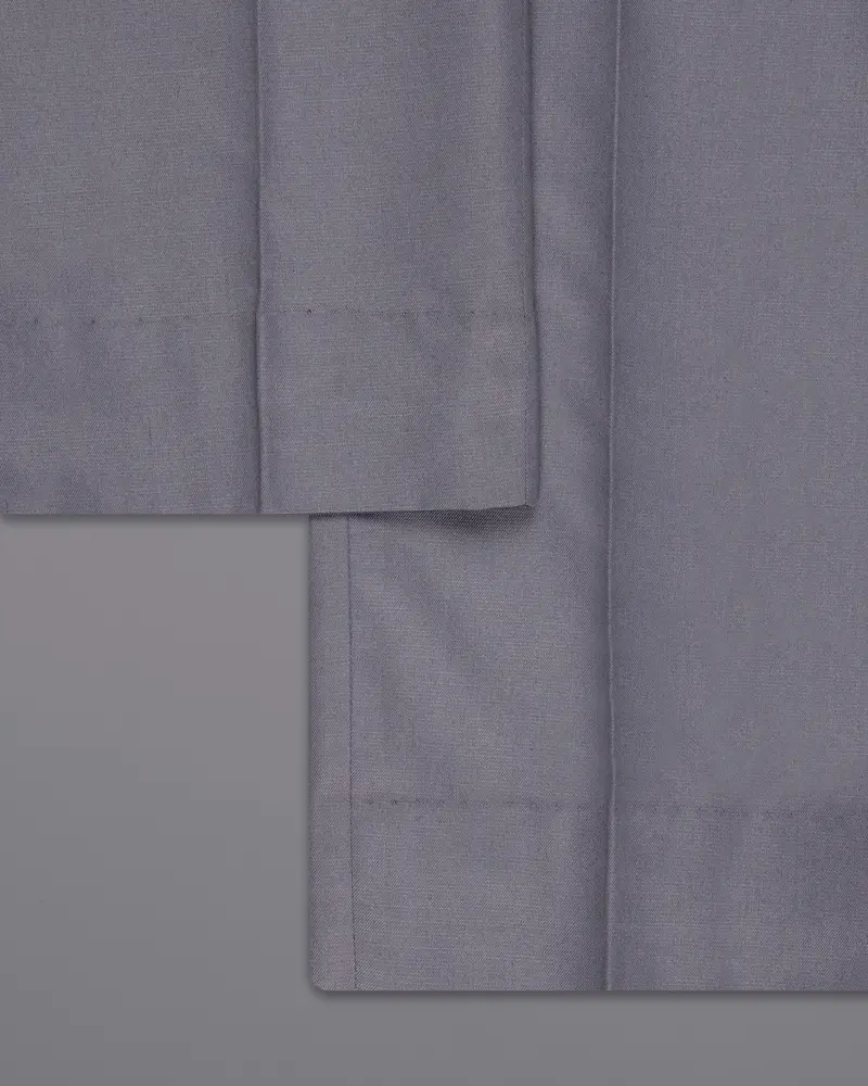 Storm Gray Wool Rich Pant 6