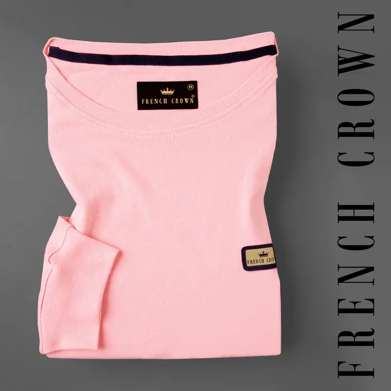 Sundown Pink Full Sleeve Premium Cotton Jersey Sweatshirt 1