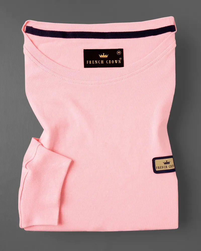 Sundown Pink Full Sleeve Premium Cotton Jersey Sweatshirt 2