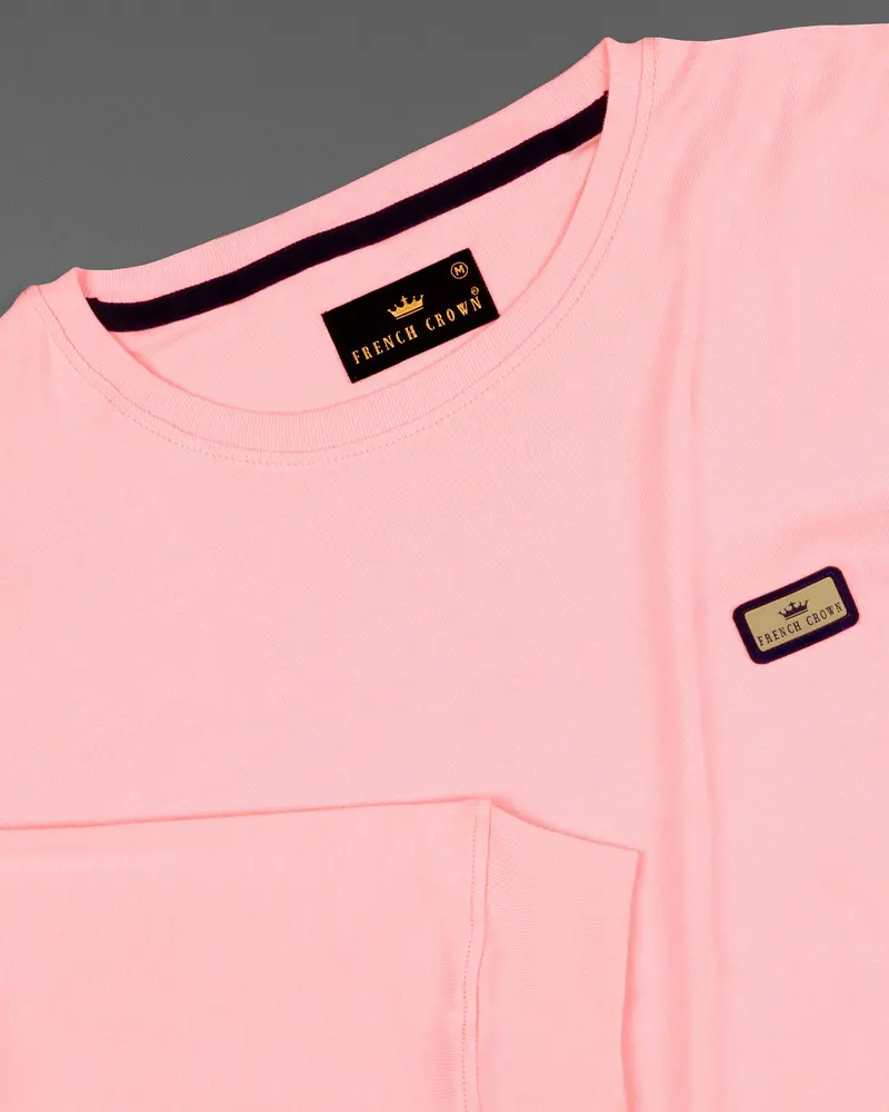 Sundown Pink Full Sleeve Premium Cotton Jersey Sweatshirt 4