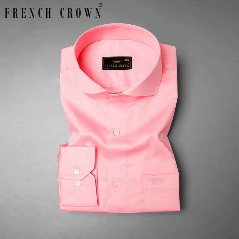 Sundown Pink Super Soft Premium Cotton Shirt 7