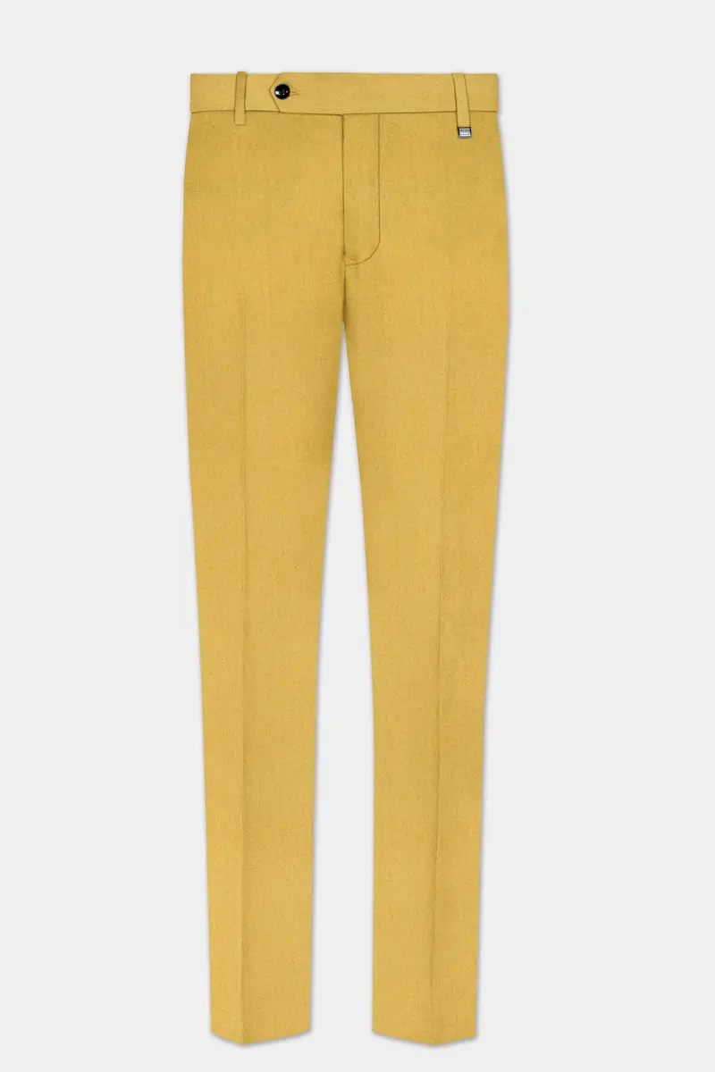Sycamore Yellow Premium Cotton Pant 2