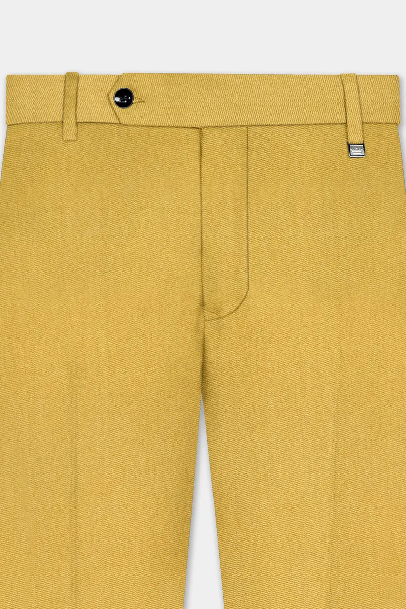 Sycamore Yellow Premium Cotton Pant 4