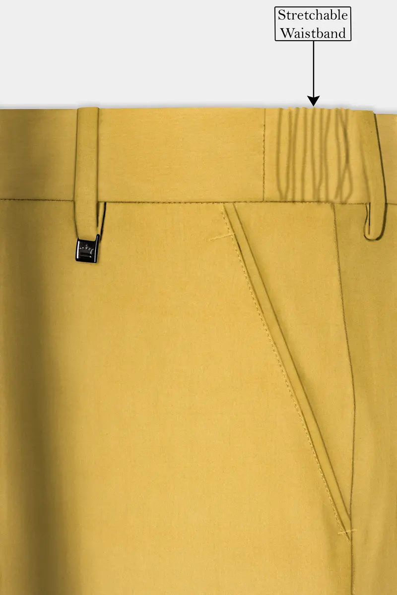 Sycamore Yellow Premium Cotton Pant 6