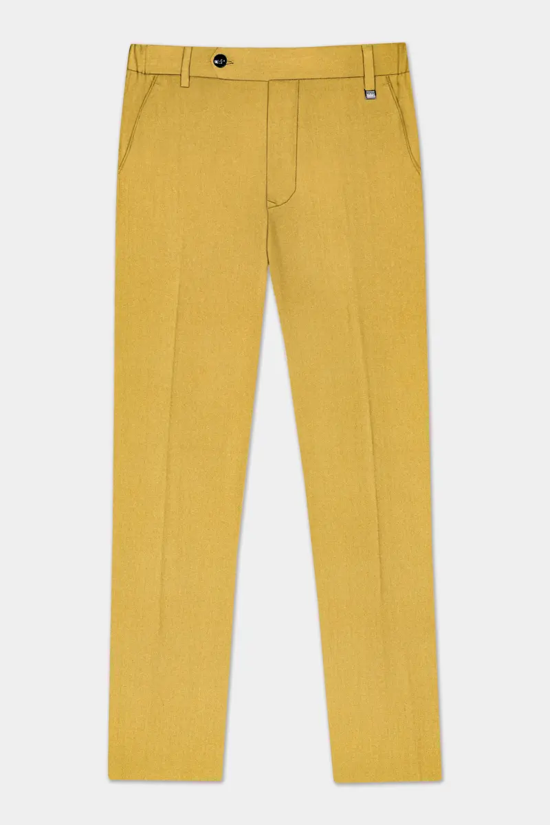Sycamore Yellow Premium Cotton Pant 7