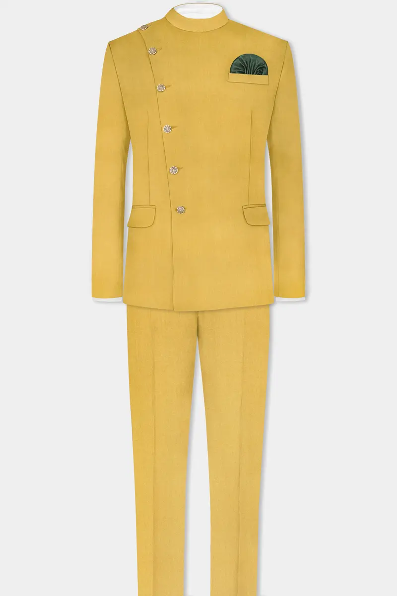 Sycamore Yellow Premium Cotton Pant 8