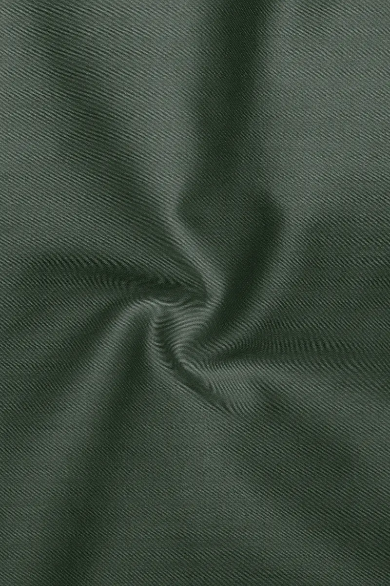 Sylvoro-Nandor Green Subtle Sheen Super Soft Premium Cotton Tuxedo Dress Shirt 3