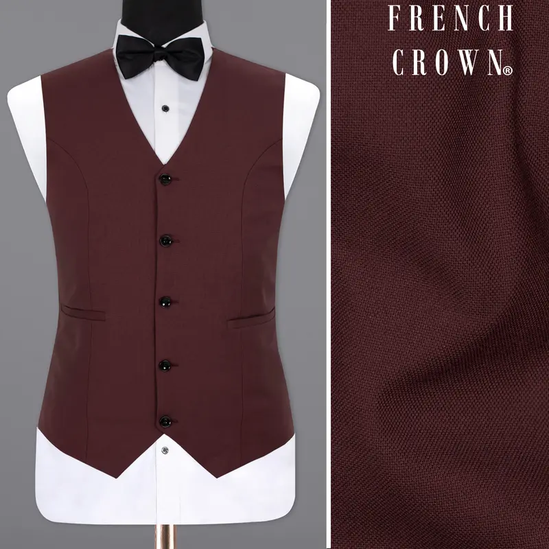 Tamarind Wool Rich  Waistcoat 1