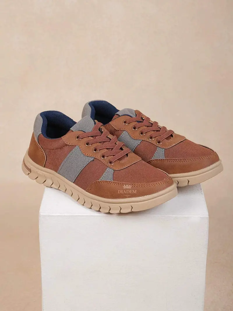 Tan Casual Shoes For Boys 1