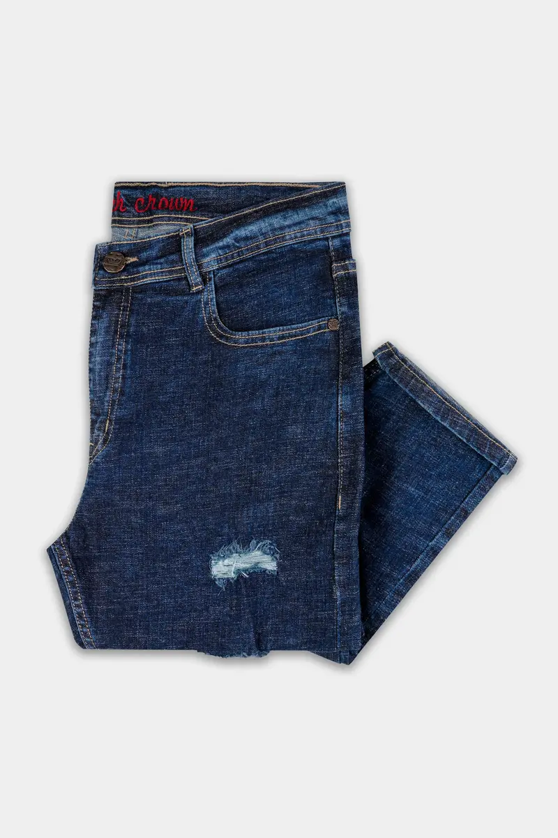 Tangaroa Blue Mildly Distressed Stretchable Denim 5