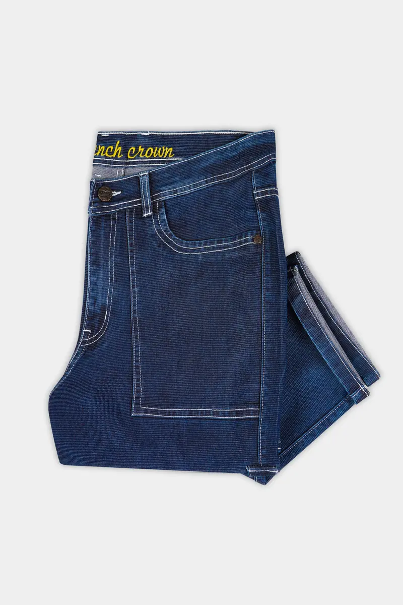 Tangaroa Blue Rinse Washed Cargo Denim 5