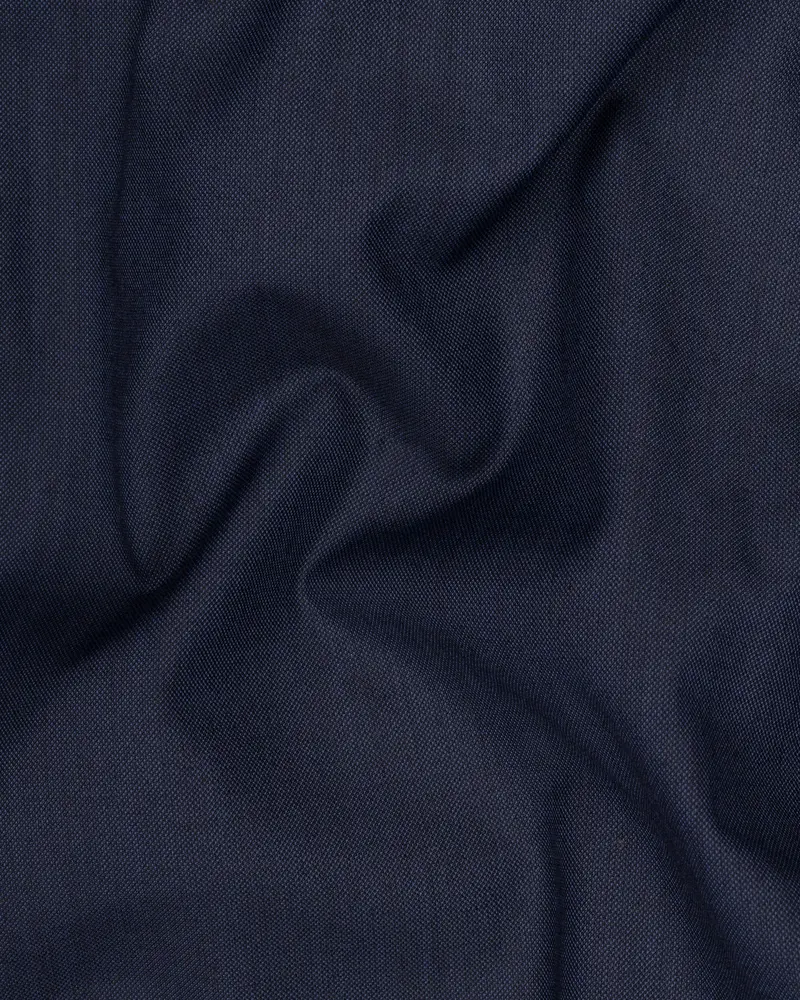 Tangaroa Blue Wool Rich Waistcoat 3