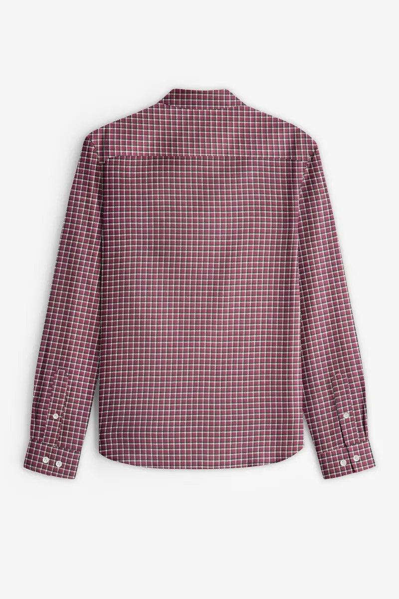 Tapestry Pink Marico Checks Flannel Cotton Shirt 5