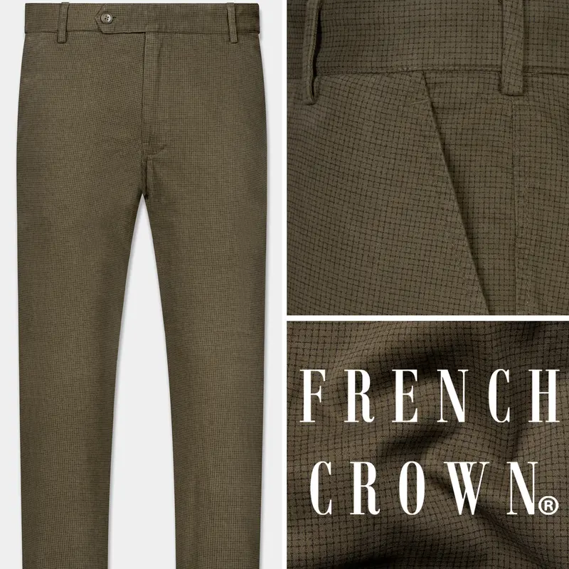 Taupe Brown Premium Cotton Chinos Pant 1