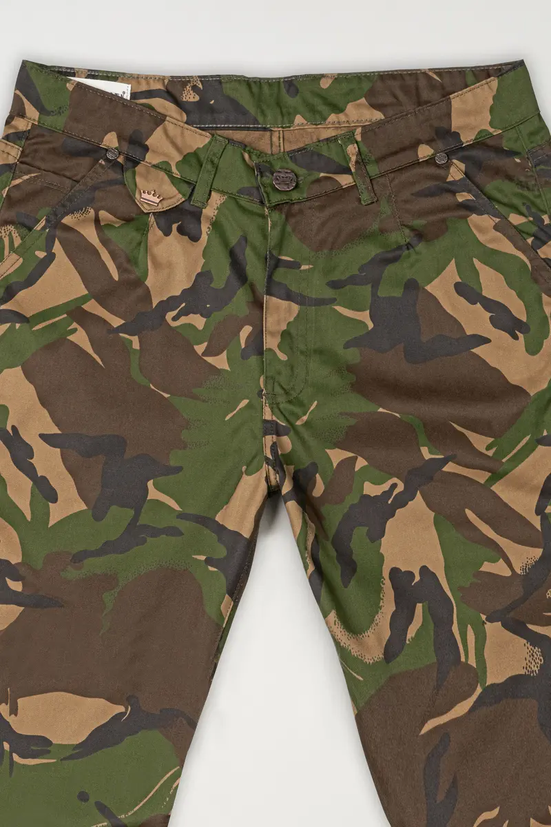 Taupe Brown With Verdun Green Camouflage Printed Pant 4