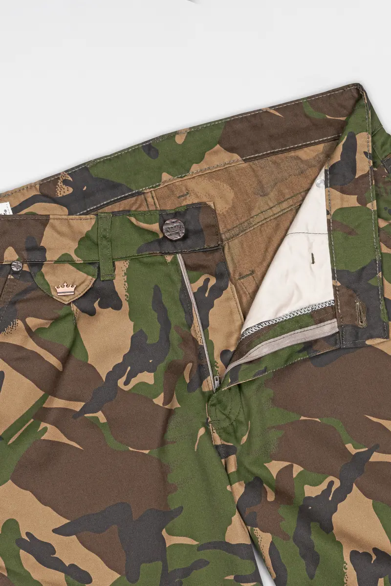 Taupe Brown With Verdun Green Camouflage Printed Pant 5