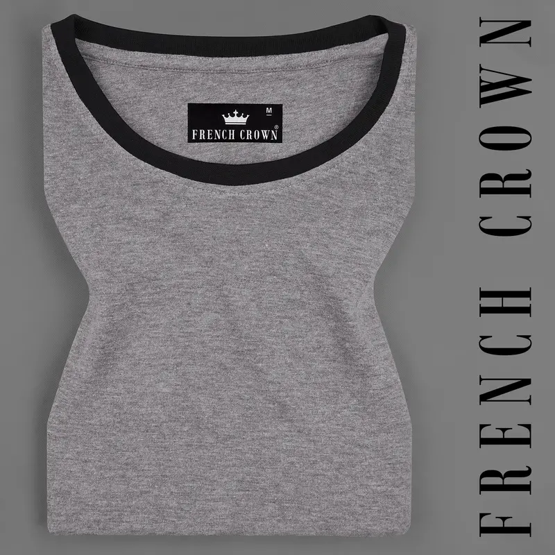 Taupe Gray Premium Cotton Organic T-Shirt 1