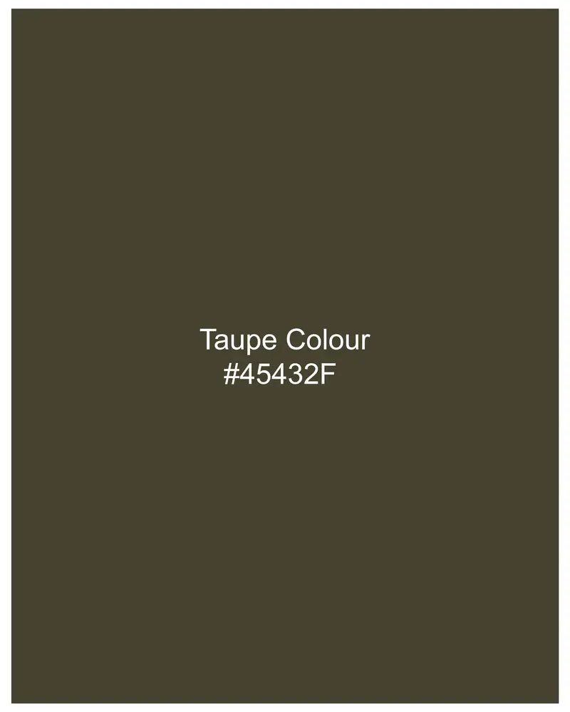 Taupe Green Solid Stretchable Premium Cotton Double Breasted Traveler Blazer 10