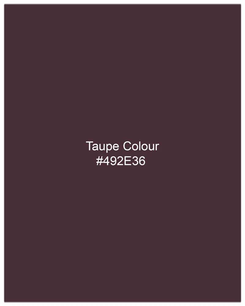 Taupe Maroon Textured Pant 7