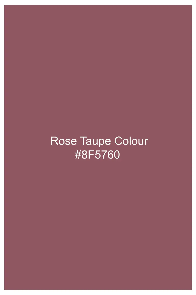 Tauzen-Rose Taupe Pink Corduroy Premium Single Breasted Sports Suit 18