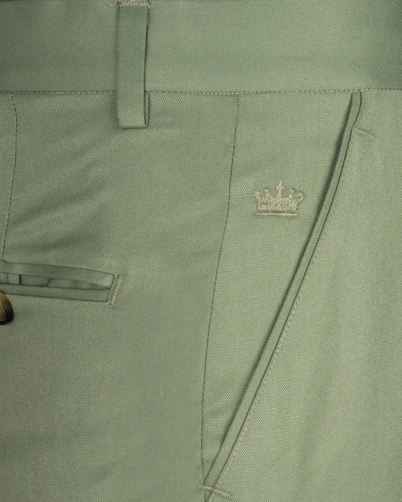 Tea Green Formal Pant 5