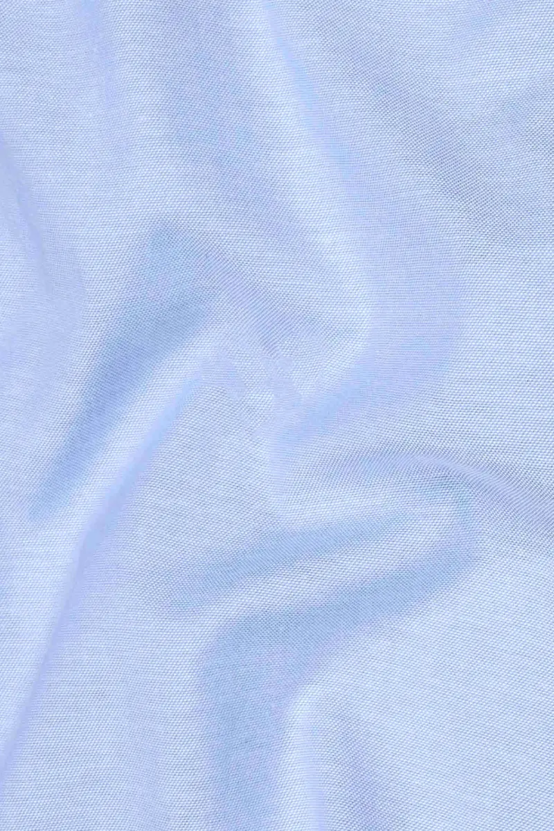 Tealish Blue And Gray Royal Oxford Shirt 3