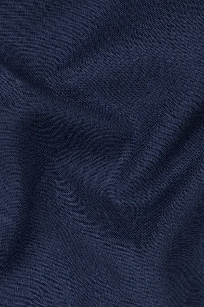 Tealish Blue Luxurious Linen Lounge Pant 3