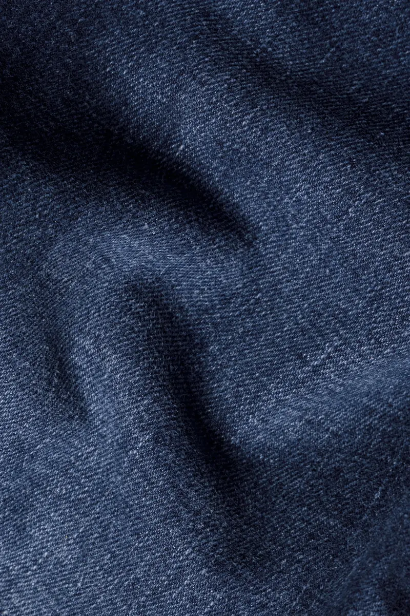 Tealish Blue Stone Wash Stretchable Denim 3