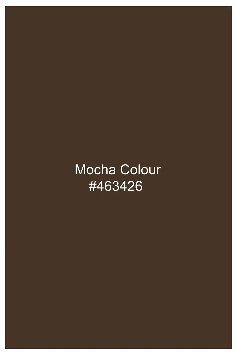 Terrano-Mocha Brown Wool Rich Slight Stretch Single Breasted Blazer 10