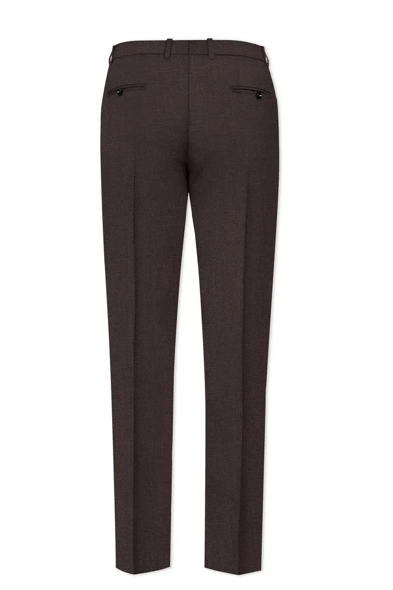 Terrivo-Zeus Brown Luxurious Linen Single Breasted Stretchable Traveler Suit 15