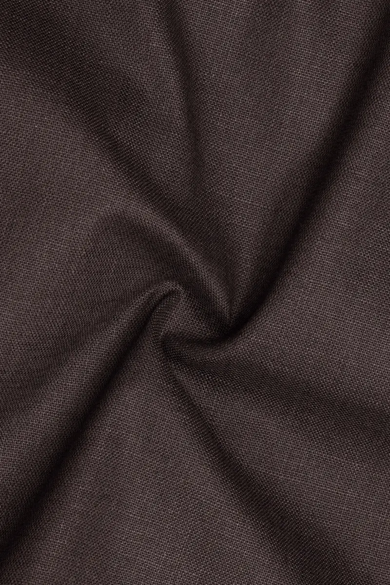 Terrivo-Zeus Brown Luxurious Linen Single Breasted Stretchable Traveler Suit 3