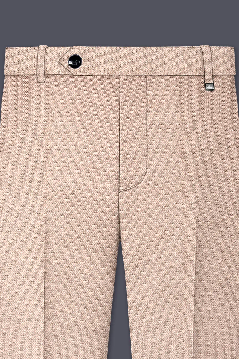 Thistle Brown Dobby Textured Tuxedo Suit 12