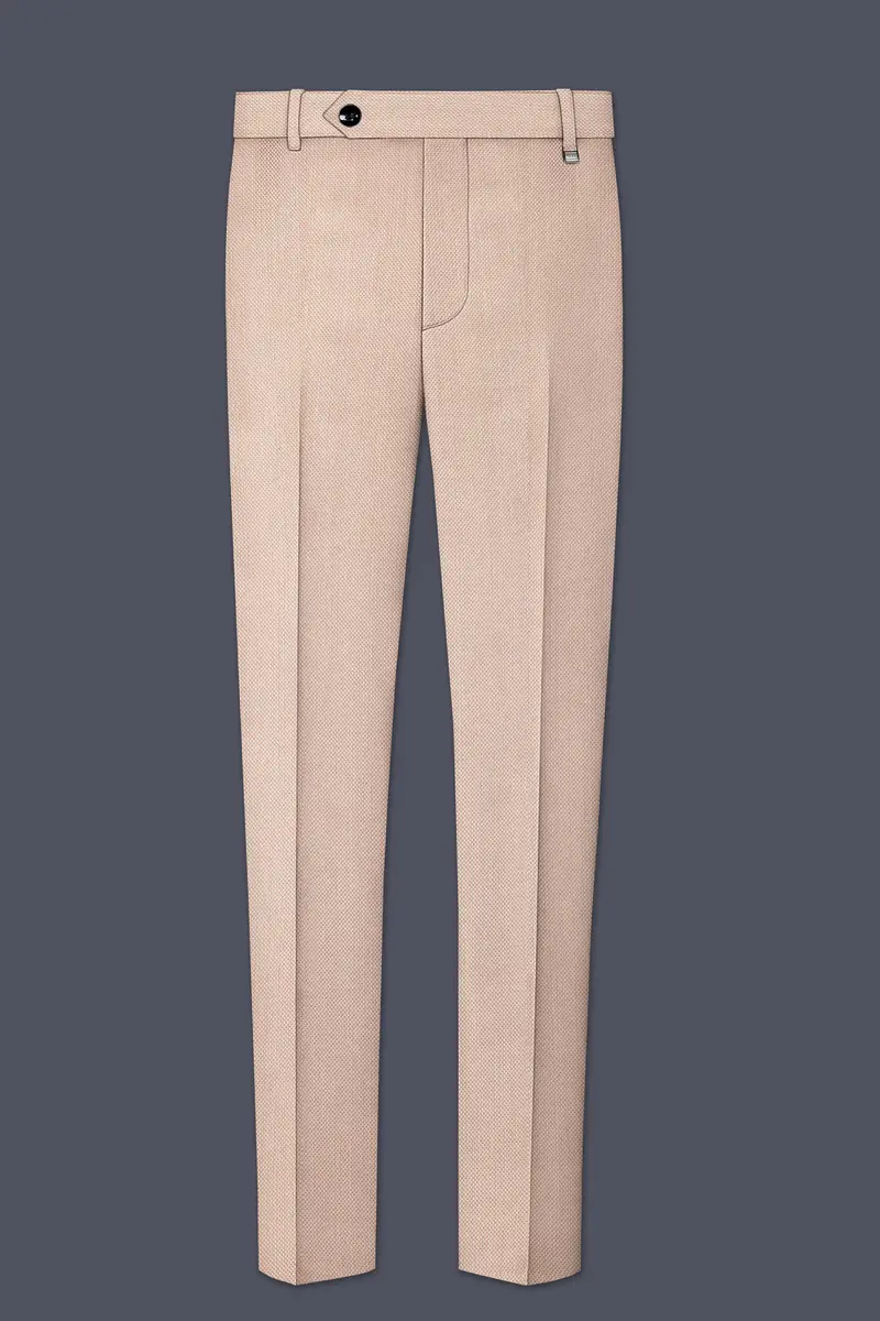Thistle Brown Dobby Textured Tuxedo Suit 13