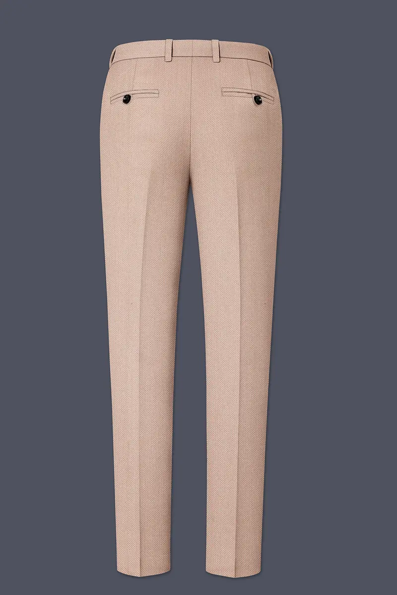Thistle Brown Dobby Textured Tuxedo Suit 14