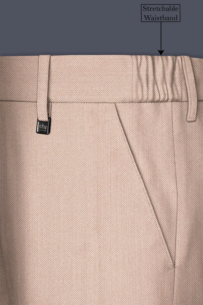 Thistle Brown Dobby Textured Tuxedo Suit 15
