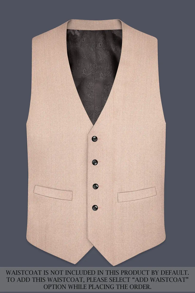 Thistle Brown Dobby Textured Tuxedo Suit 16