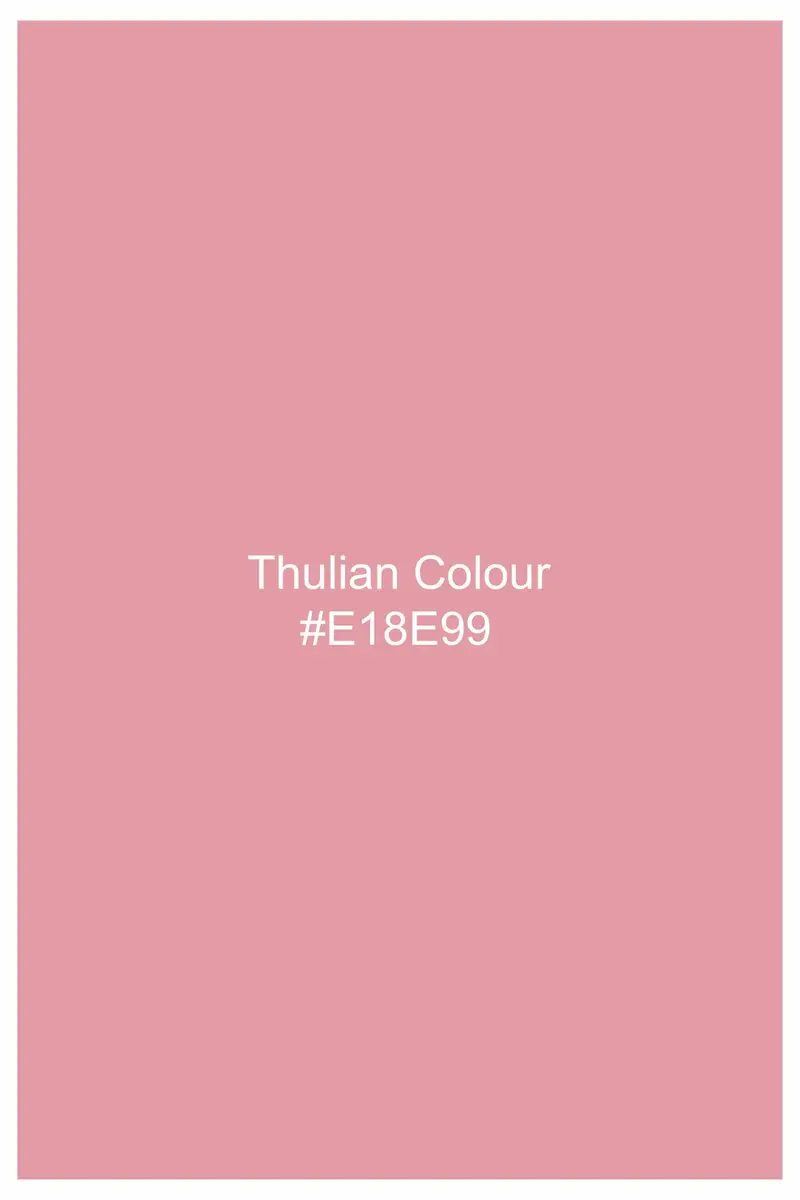 Thulian Pink Subtle Sheen Super Soft Premium Cotton Shirt 9
