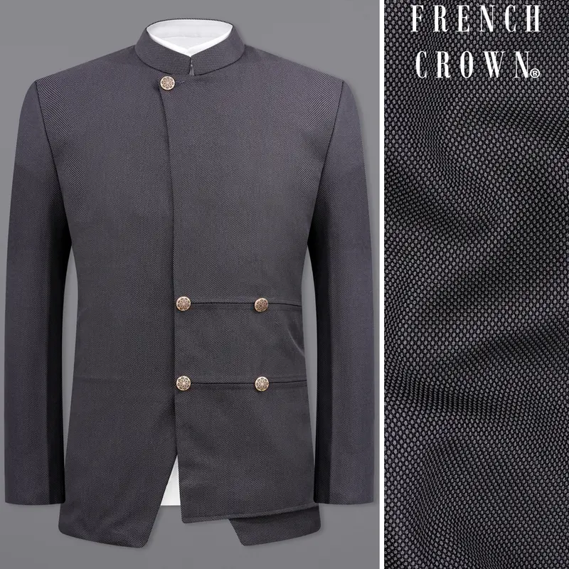 Thunder Bandhgala Asymmetrical Designer Blazer 1