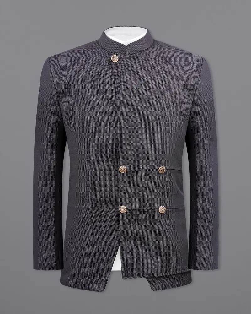 Thunder Bandhgala Asymmetrical Designer Blazer 10