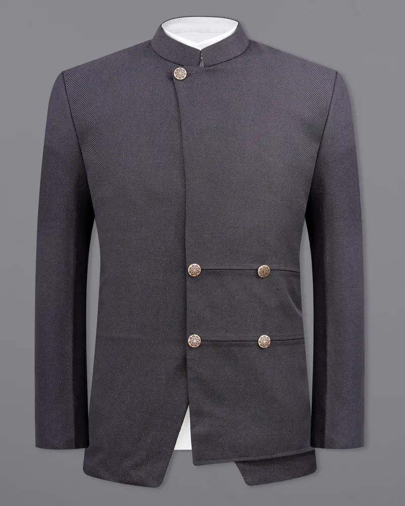 Thunder Bandhgala Asymmetrical Designer Blazer 2