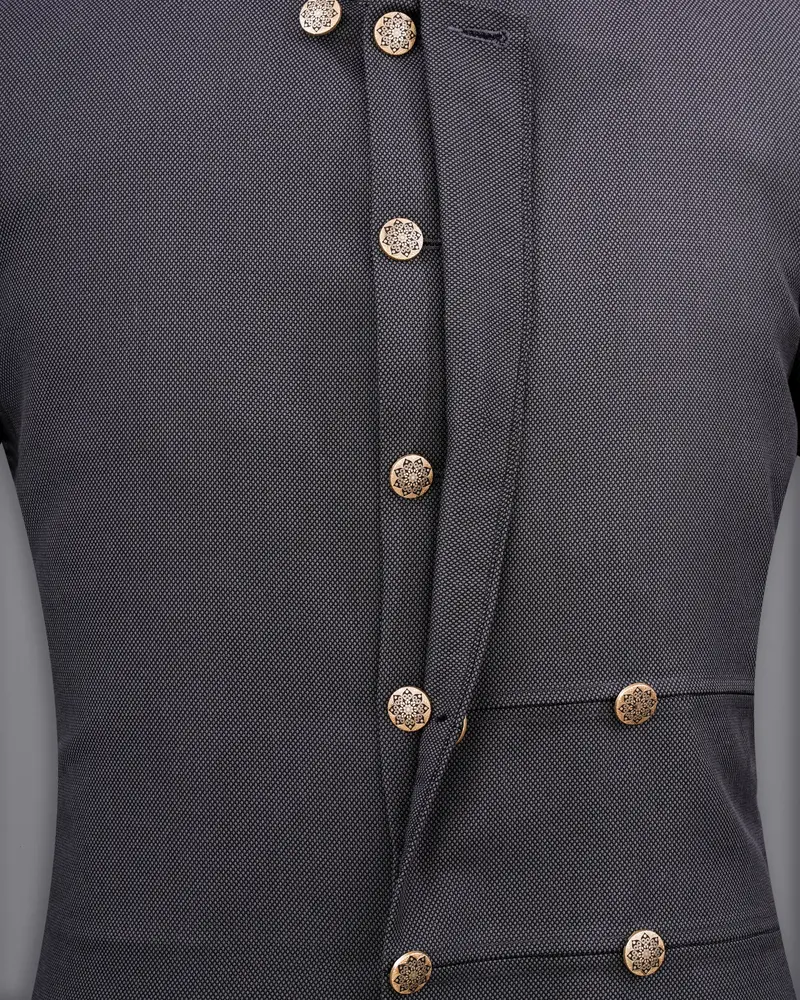 Thunder Bandhgala Asymmetrical Designer Blazer 5